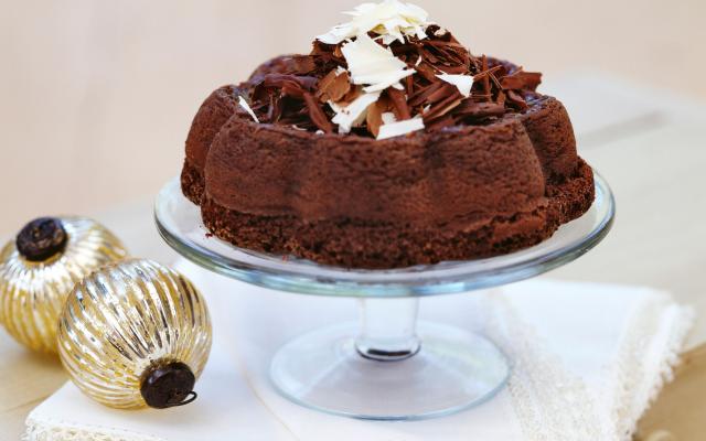 Feestelijke chocoladecake