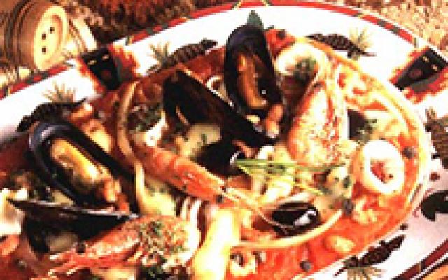 Pizza aux fruits de mer