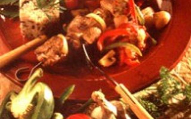 Varkensbrochette op z'n Provençaals