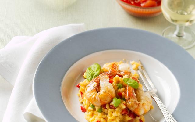 Risotto met scampi’s