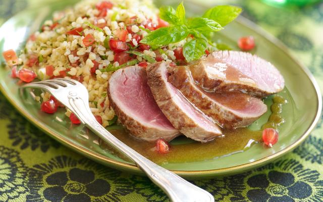 Lamsfilet met taboulé
