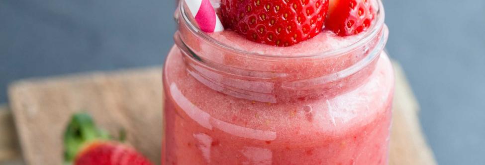 Aardbeienmilkshake Libelle Lekker