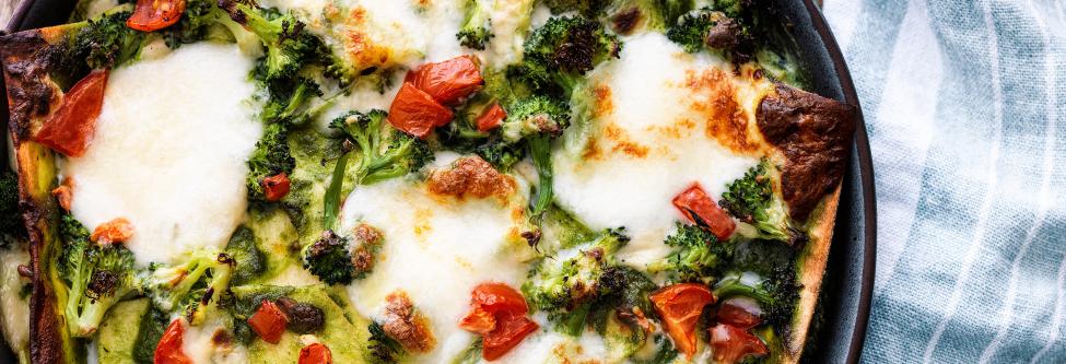 Lasagne met pesto, mozzarella en broccoli - Libelle Lekker