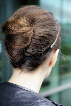 Chignon banane