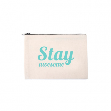 Make-uptasje ‘Stay awesome’