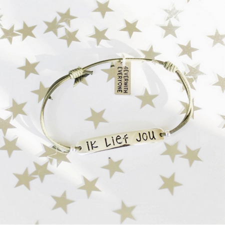 Armbandje ‘Ik lief jou’