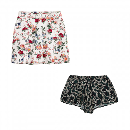 Un short et une jupe