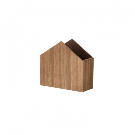 Porte-journaux en bois, 42 €.