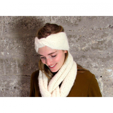 Headband en alpaca, 25 €.