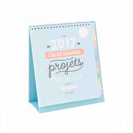 Calendrier à poser, 22,50 €.