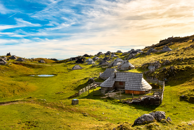 10. La station de Velika Planina, en Slovénie