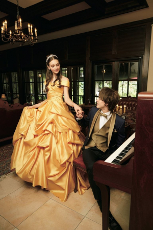 robe belle et la bete mariage