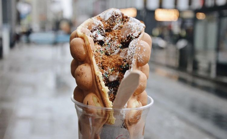… et craquer pour une « Bubble Waffle »