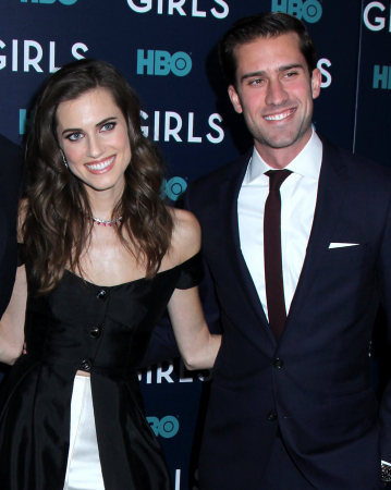 Allison Williams (29) en Ricky Van Veen (37)