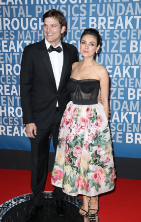 Ashton Kutcher (40) en Mila Kunis (34)