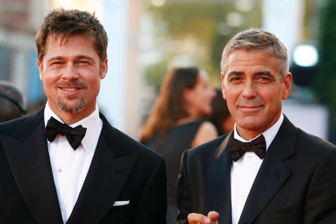 Brad Pitt et George Clooney