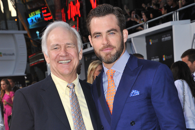 Chris Pine is de zoon van Robert Pine