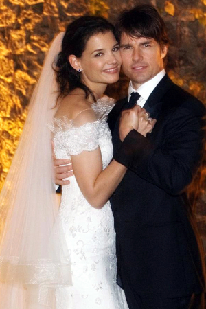 Katie Holmes en Tom Cruise