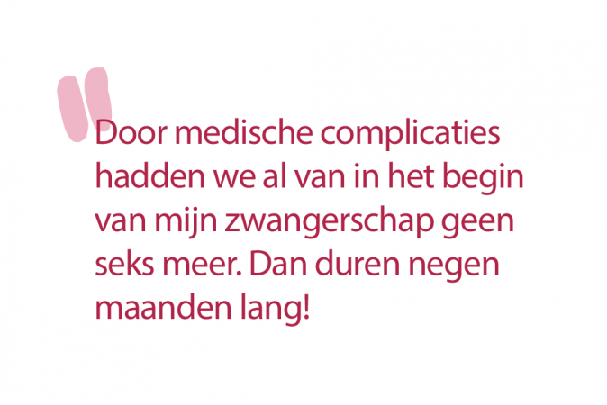 Liesbet (35): ‘Ik moest echt een knop omdraaien: na al die maanden was ik gewend geraakt aan een relatie zonder seks.’