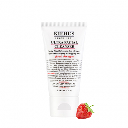 Ontschminker of cleanser – een kleine aardbei