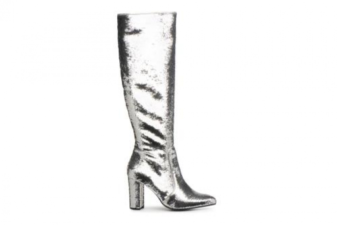 bottes argent