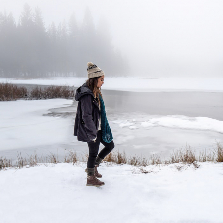 Maak een winterwandeling