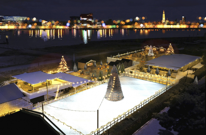 Schaatsen aan de Schelde