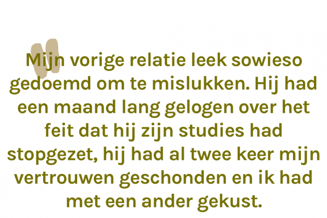 Bieke werd op haar 31ste weer single en vond 4 maanden later de liefde van haar leven