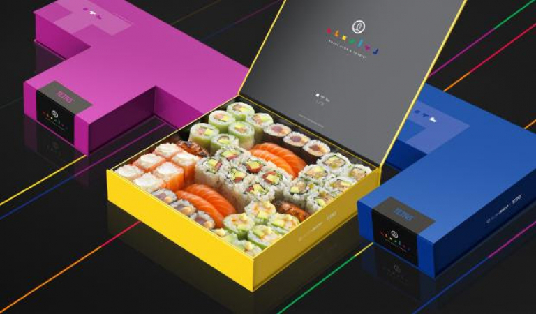 Une box de sushi TETRIS