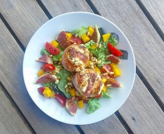 6. Salade geitenkaas