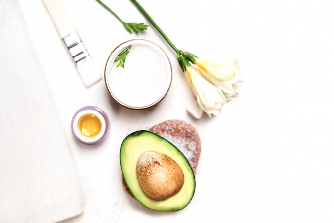 Avocadomasker voor glanzend haar