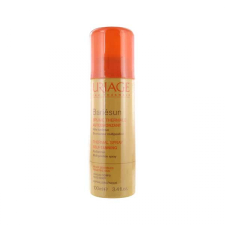 Redactrice Jill probeerde de Bariésun Thermal Spray Self Tanning Radiant Tan Multi Positions Spray van Uriage