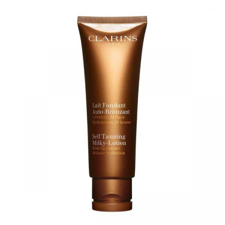Online redactrice Eline probeerde de Lait Fondant Autobronzant van Clarins