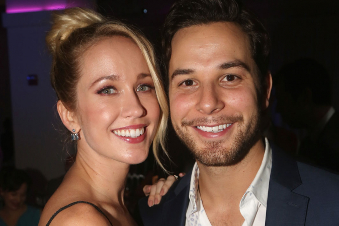 Anna Camp (36) & Skylar Astin (31)