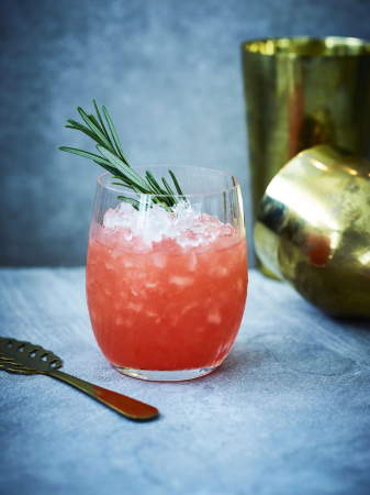 Margarita met bloedsinaasappel en rozemarijn