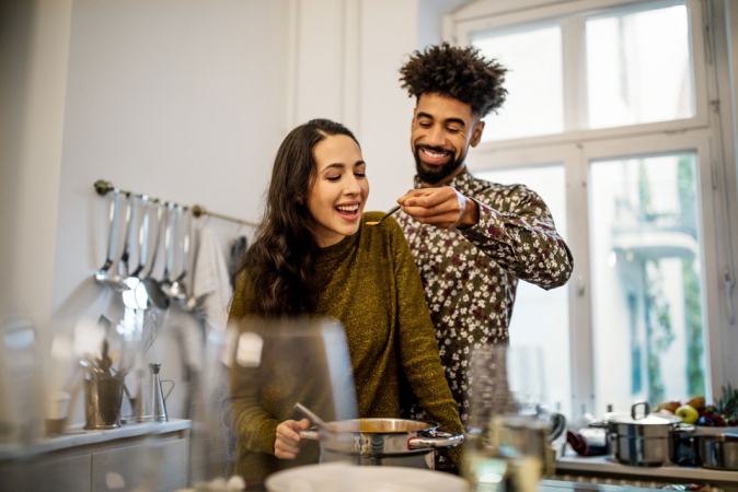 3. Sluit jezelf op in de keuken