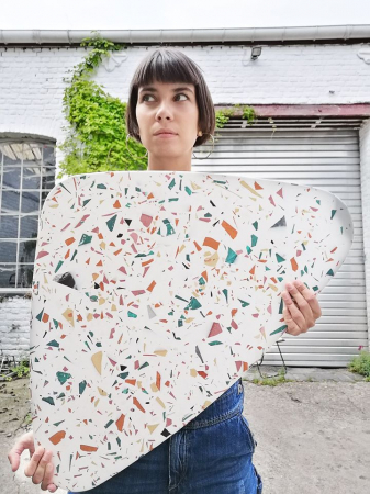 Un objet en terrazzo signé Sophie Rahir
