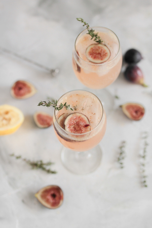 Mocktail met vijgen