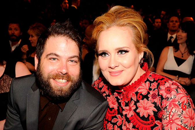 Adele en Simon Konecki