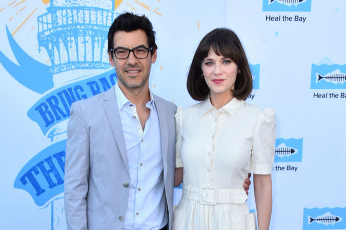 Zooey Deschanel and Jacob Pechenik