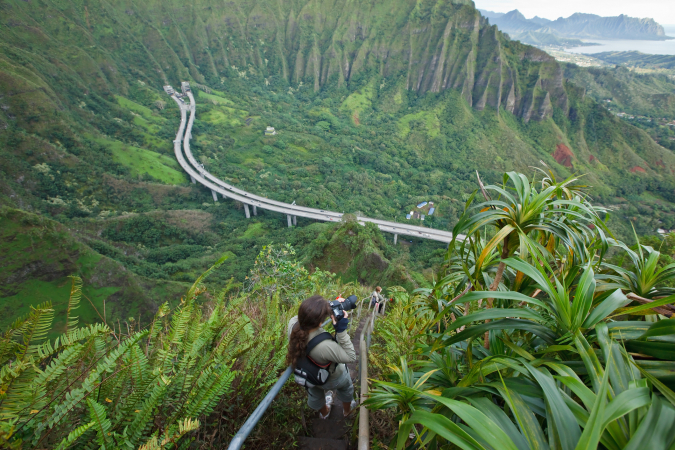 Les Haiku Stairs, Hawaï