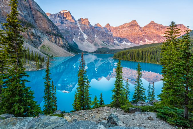 Le Lac Moraine, Canada