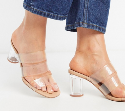 sandale transparente