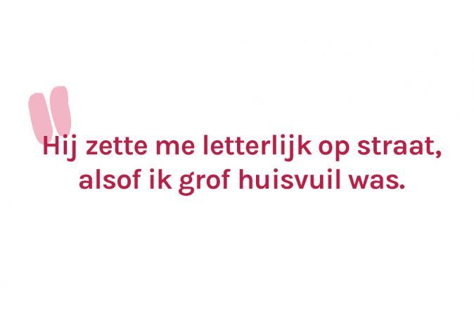 Aminats vriend maakte er abrupt een einde aan