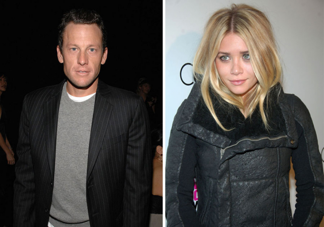 Lance Armstrong en Ashley Olsen