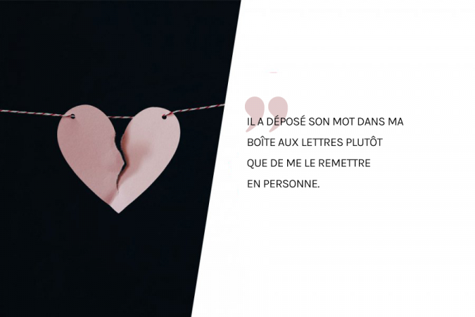 Le petit copain de Maya a mis fin à trois ans de relation via une lettre