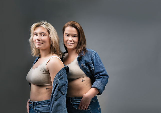 Margot, 20 ans, étudie l’Orthopédagogie et Louise, 30 ans, travaille comme infirmière.