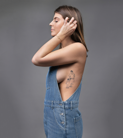 Charlotte, 28 ans, travaille comme consultante intérim et a fait son premier tatouage en novembre.