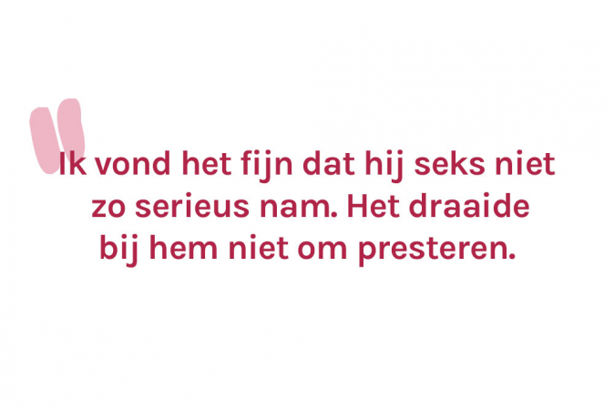 Hannelore (23) was een paar maanden samen met een 16 jaar oudere man