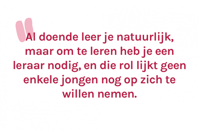 Lotte (22) experimenteert voorlopig alleen maar met zichzelf